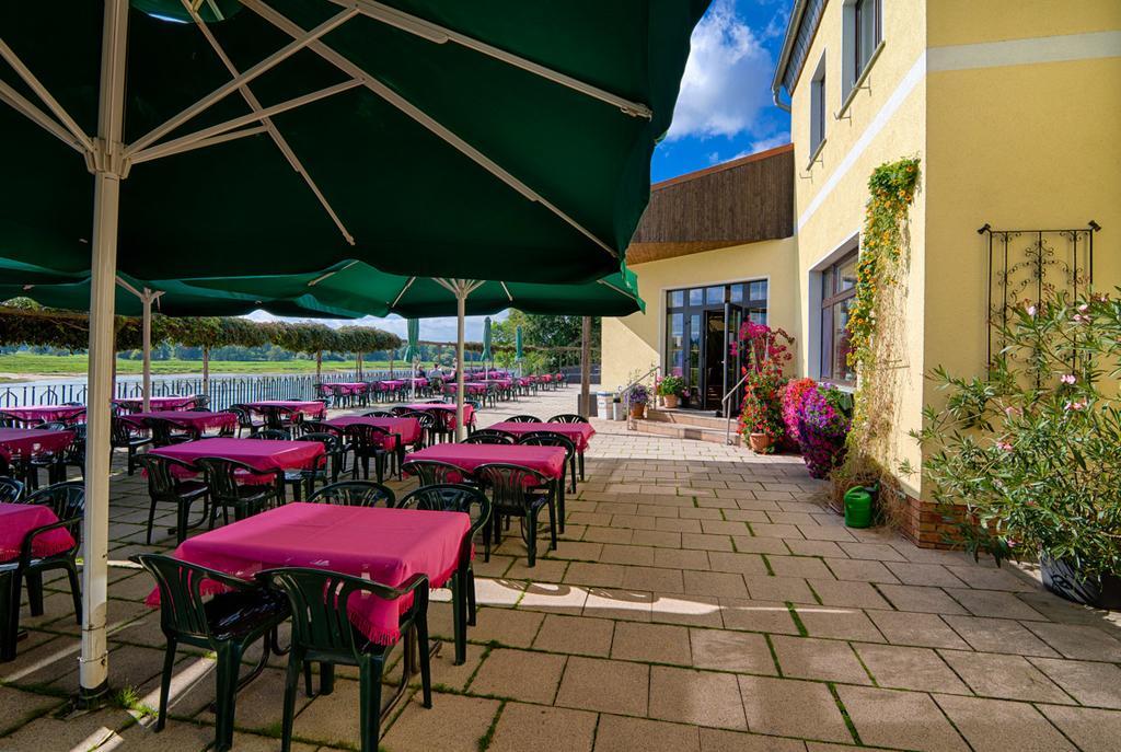 Elbterrassen Zu Brambach Hotel Dessau-Rosslau Exterior foto